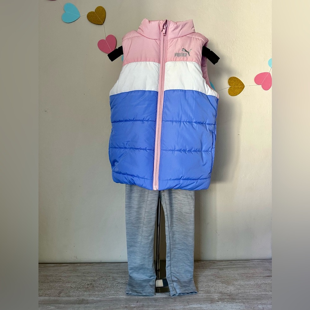 Puma Girls Vest and Legging Set Size XXS